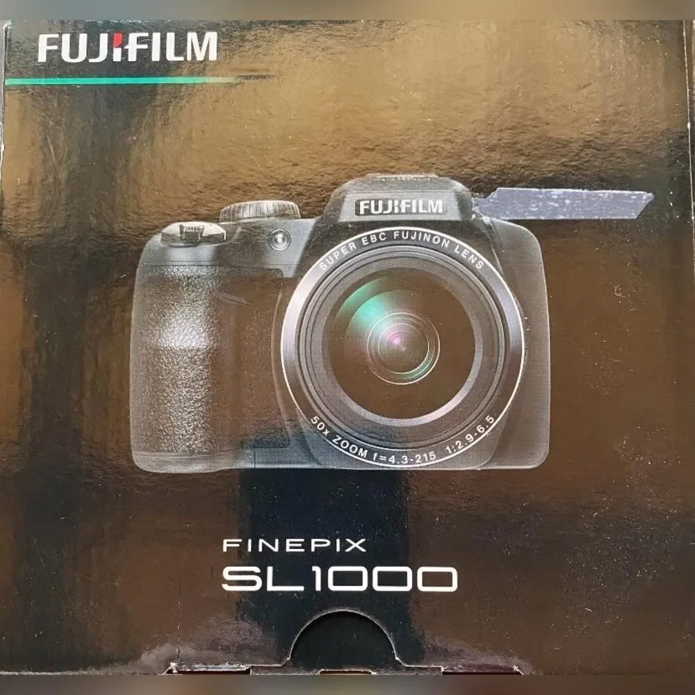 New Fujifilm FinePix SL1000 16MP Digital Camera 50x Zoom Extras HDMI Video NIB